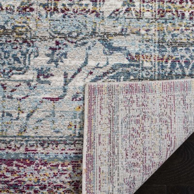 Classic Red Synthetic 4' x 6' Hand-Knotted Area Rug