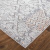 Francisco Transitional Abstract Ivory/Gray Area Rug - 2 of 4