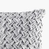 Gracie Mills Claud Vintage Ruched Velvet Square Decor Pillow - 2 of 4