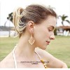 Silver/Gold Boho Dangle Statement Earrings for Women Trendy,Handmade Vintage Dainty Cute Long Drop Summer Earrings,fashion Accessories Jewelry Gifts - 2 of 4