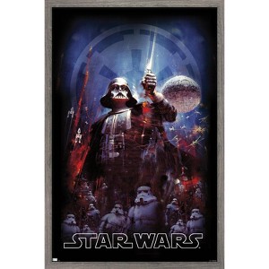 Trends International Star Wars: Empire Strikes Back - Empire Illustration Framed Wall Poster Prints - 1 of 4