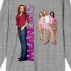 Mean Girls Poster Art Adult Heather Gray Long Sleeve Tee-Large - 2 of 3