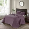 Sapphtopaz Bedding Comforter Set Classic Solid Color with Patterned Quilting Quilt Set - 4 of 4