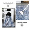 Large Machine Washable Velvet Area Rug - Non-Slip, Foldable, Soft Low Pile Vintage Carpet For High Traffic Living Rooms & Bedrooms - 3 of 4