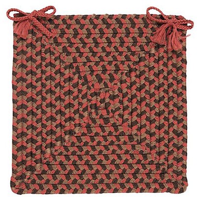 Colonial Mills Tiburon - Rusted Rose Chair Pad, 1 Pc