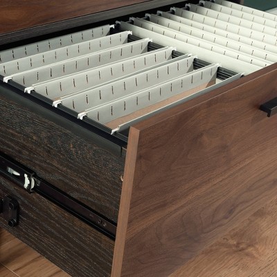 Brew Oak and Walnut 2-Drawer Lateral File Cabinet