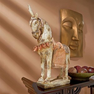 Design Toscano Six Dynasties Tang Caparisoned Horse Statue - 1 of 4