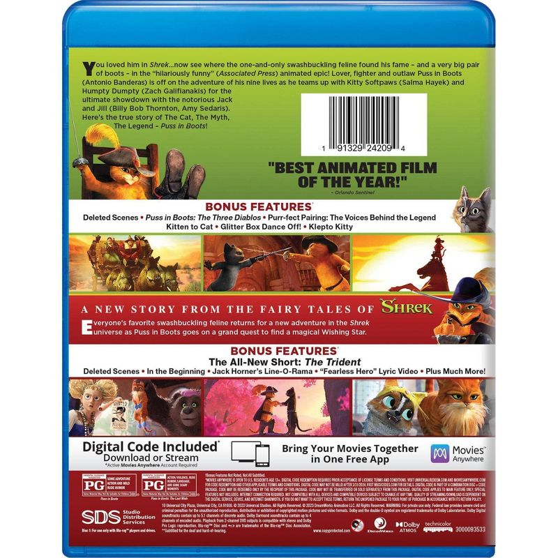 Puss in Boots 1-2 Collection (Blu-ray), 3 of 4