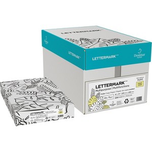 Lettermark Colors 30% Recycled 11" x 17" Multipurpose Paper 20 lbs. Canary 2500/Carton (94293) - 1 of 2