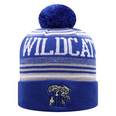 NCAA Kentucky Wildcats Men's Rupture Knit Cuffed Beanie with Pom