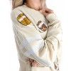 Women's Football Sequin Sweatshirt - White Birch S - 4 of 4