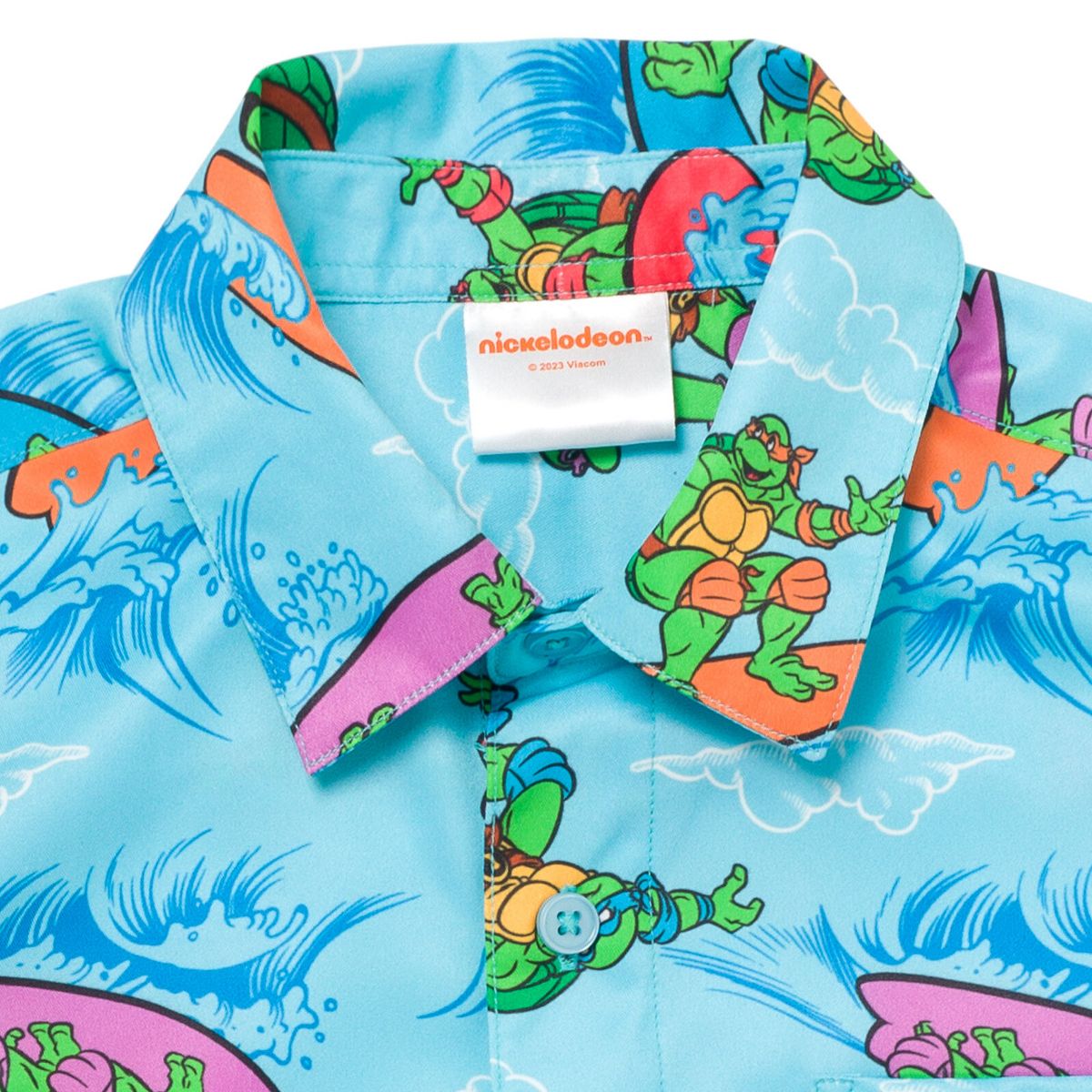 Teenage Mutant Ninja Turtles Hawaiian Button Down Dress Shirt Toddler - thumbnail 9