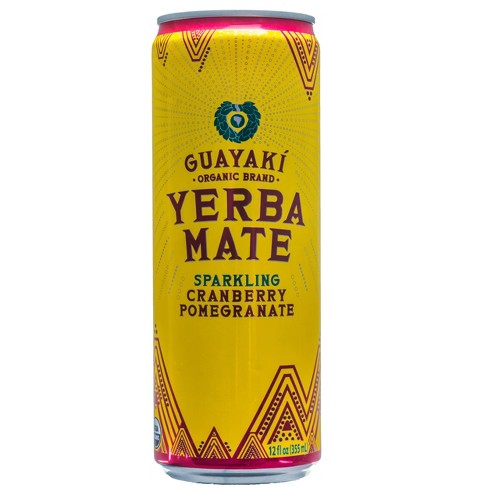 Guayaki Yerba Mate Sparkling Cranberry Pomegranate 12 Fl Oz Can Target