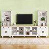 Sapphtopaz Farmhouse TV Stand for TVs Up to 70" with Adjustable Shelves Entertainment Center with Solid Wood Legs TV Stands for Living Room - 4 of 4