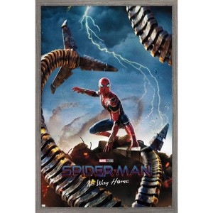 Trends International Marvel Spider-Man: No Way Home - Teaser Framed Wall Poster Prints - 1 of 4