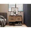 Okak Modern Design 3-Drawer Bedroom Dressers with Metal Hairpin Legs, Wooden Storage Cabinet,Chest of Drawers for Bedroom,Entryway - 2 of 4