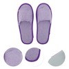 Unique Bargains Open-Toe Linen Slippers Disposable Slippers 1 Pair - 3 of 4