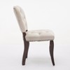 NicBex Dining Chairs Set of 2 Upholstered Chair French Vintage Tufted Upholstered Tufted Chairs for Dining Room, Bedroom - 4 of 4