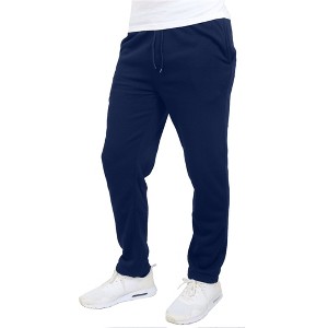 Men's Fleece-Lined Open Bottom Sweatpants - 1 of 4