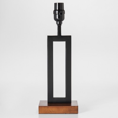 Weston Window Small Lamp Base Black - Threshold™
