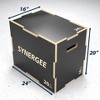 Synergee Non-Slip 3-in-1 Wood Plyo Boxes - image 3 of 4