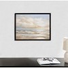 Kate & Laurel All Things Decor 16"x12" Gallery Beach Waves Sunset Cloud Landscape Print by The Creative Bunch Studio Black - image 4 of 4