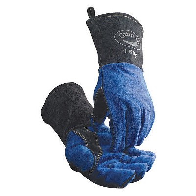 Caiman  Welding Gloves,MIG, Stick,L/9,PR 1506