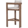 Meridian Furniture,Newport Water Resistant Fabric Upholstered Outdoor Patio Bar Stool - 4 of 4