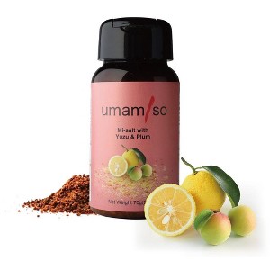 Umamiso Mi-Salt with Yuzu Ume, Japanese Seasoning Blend with Plum, Yuzu Peel, Ginger & Black Pepper | Gourmet Sweet, Rich, and Aromatic Spice Mix - 1 of 4