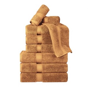Luxury Cotton Heavyweight Ultra-Plush 9 Piece Towel Set by Blue Nile Mills - 1 of 4