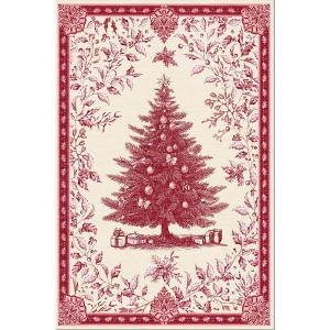 Christmas Rug Washable Area Rugs Non-Slip Throw Living Room Area Rug Soft Carpet Christmas Tree Print Decor Rugs for Entryway - 1 of 1