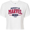 Women's - Marvel - Property Of Cropped Graphic T-Shirt - 2 of 4