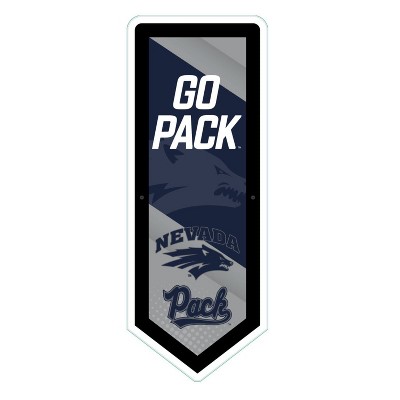 Evergreen Ultra-Thin Glazelight LED Wall Decor, Pennant, University of Nevada- 9 x 23 Inches Made In USA