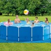 Intex 15' X 48" Metal Frame Round Above Ground Pool Set 6-pack Filters with Maintenance Kit - 2 of 4