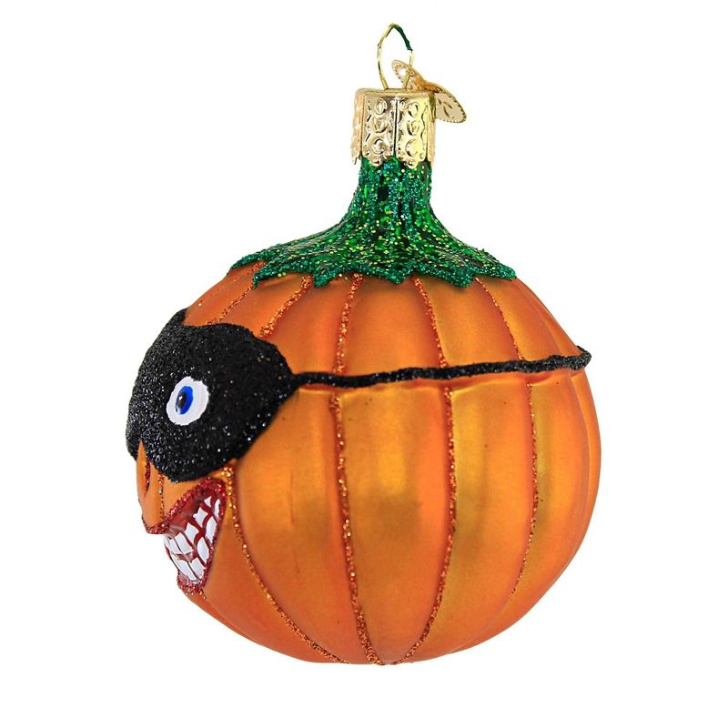 Old World Christmas 3.25 In Masked Jolly Jack- O- Lantern Ornament Pumpkin Halloween Tree Ornaments, 2 of 4
