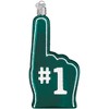 Old World Christmas Blown Glass Ornament for Christmas Tree, Philadelphia Eagles Foam Finger - 3 of 4