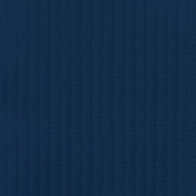 Navy King Microfiber Channel-Stitched All-Season Quilt Set