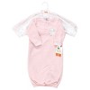 Yoga Sprout Infant Girl Fleece Gown 3pk, Unicorn, 0-6 Months - 2 of 4