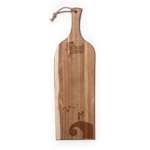 Toscana Disney Nightmare Before Christmas Jack and Sally Artisan 24 inch Acacia Charcuterie Board - 1 of 4