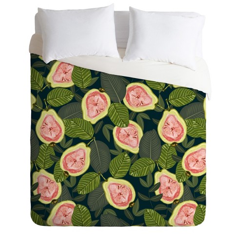 83 Oranges Guava Fruit Duvet Set Deny Designs Target