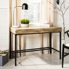 Patrick 2 Drawer Desk - DSK2207 - Brown/Black - Safavieh - 2 of 4