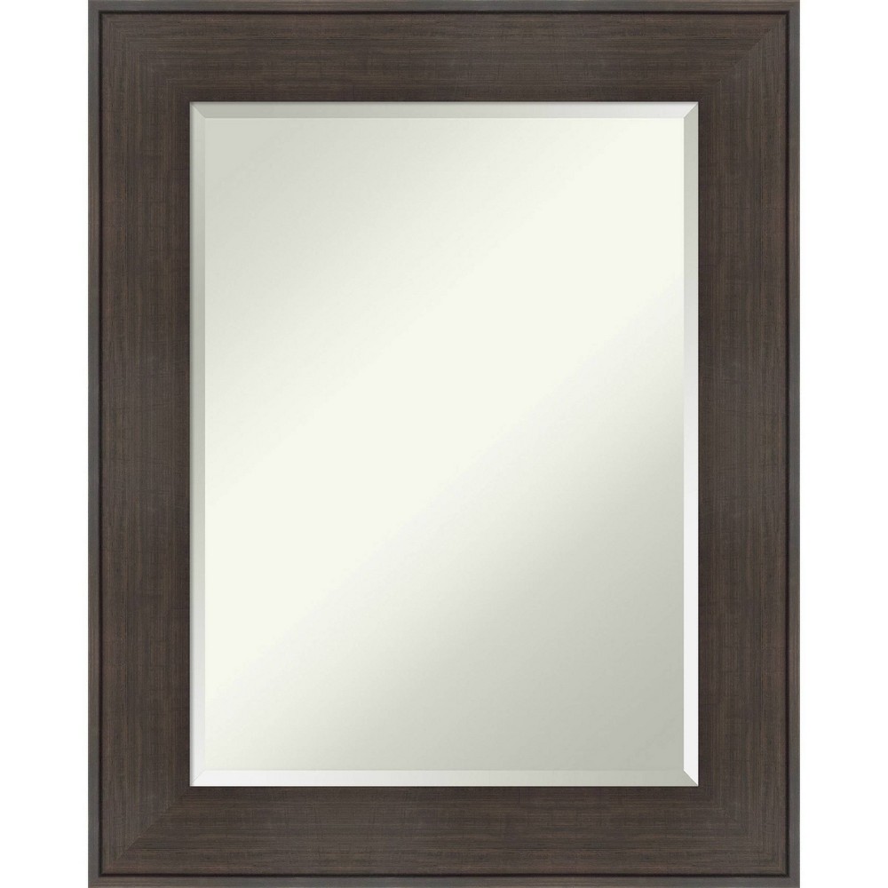 Photos - Wall Mirror 24" x 30" William Framed Bathroom Vanity  Espresso - Amanti Art