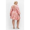 Women's Plus Size Cordelia Print Dress - vintage rose | CITY CHIC - 2 of 4