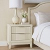 Royal Hampton Nightstand, 2 Drawers, Antique White Finished Solid Wood, 27 Inch - 2 of 4
