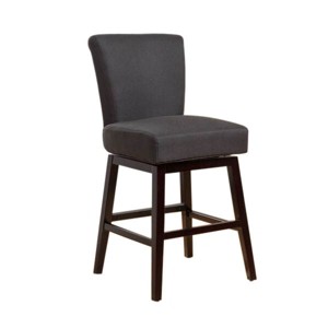 Tracy Swivel Barstool - Charcoal - Christopher Knight Home, Grey