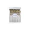 Exquisite Plastic Silverware Two Toned Plastic Disposable Cutlery- 120 Count Disposable Plastic Utensils - 2 of 4
