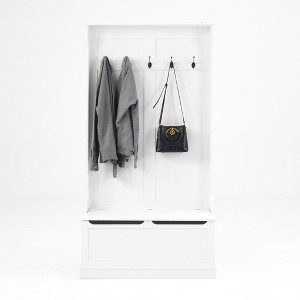 Dexmalle Entryway Bench with Standing Coat Rack : Target