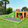 Outsunny 7-in-1 Inflatable Water Slide, Kids Castle Bounce House Includes Slide, Boxing Post, Tunnel w/ Carry Bag, Repair Patches, 750W Air Blower - 2 of 4