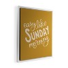 Rachel Szo Easy Like Sunday Morning Framed Art Canvas - Society6 - image 2 of 4