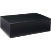 Stockroom Plus 5 Pack Hard Document Storage Box with Magnetic Closure Lid (13.5 x 9 x 4 in) - 4 of 4
